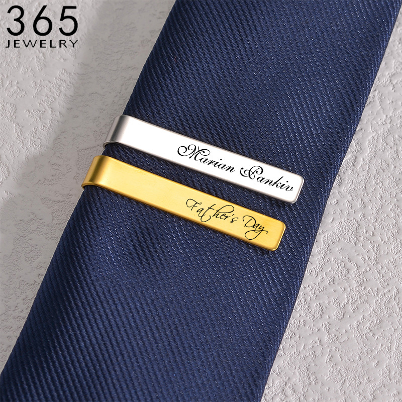Tie Bar Set Gift - Мужские Зажимы для галстука из нержавеющей