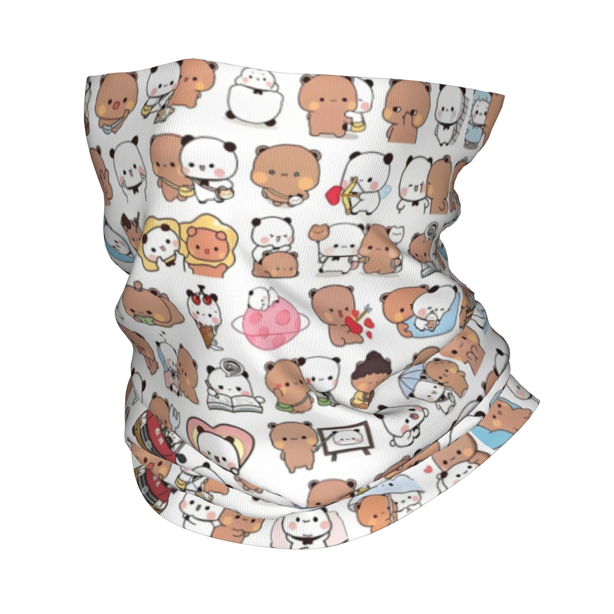 Neck Warmer Tube - Пользовательский медведь с рисунком персика и