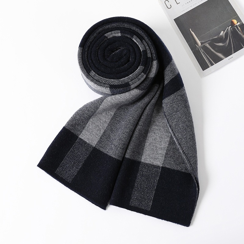 Muffler Men Wool - Роскошный мужской шарф, зимний теплый шерстяной