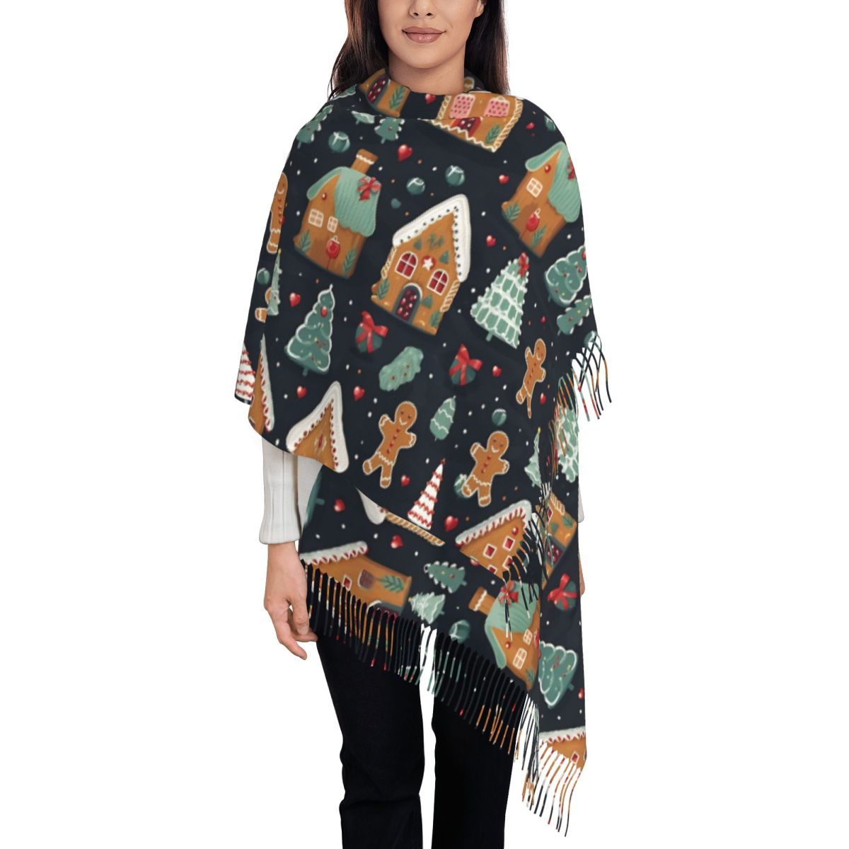 Рождественский наслаждение-При – обзор и цена Pashmina Wrap Large