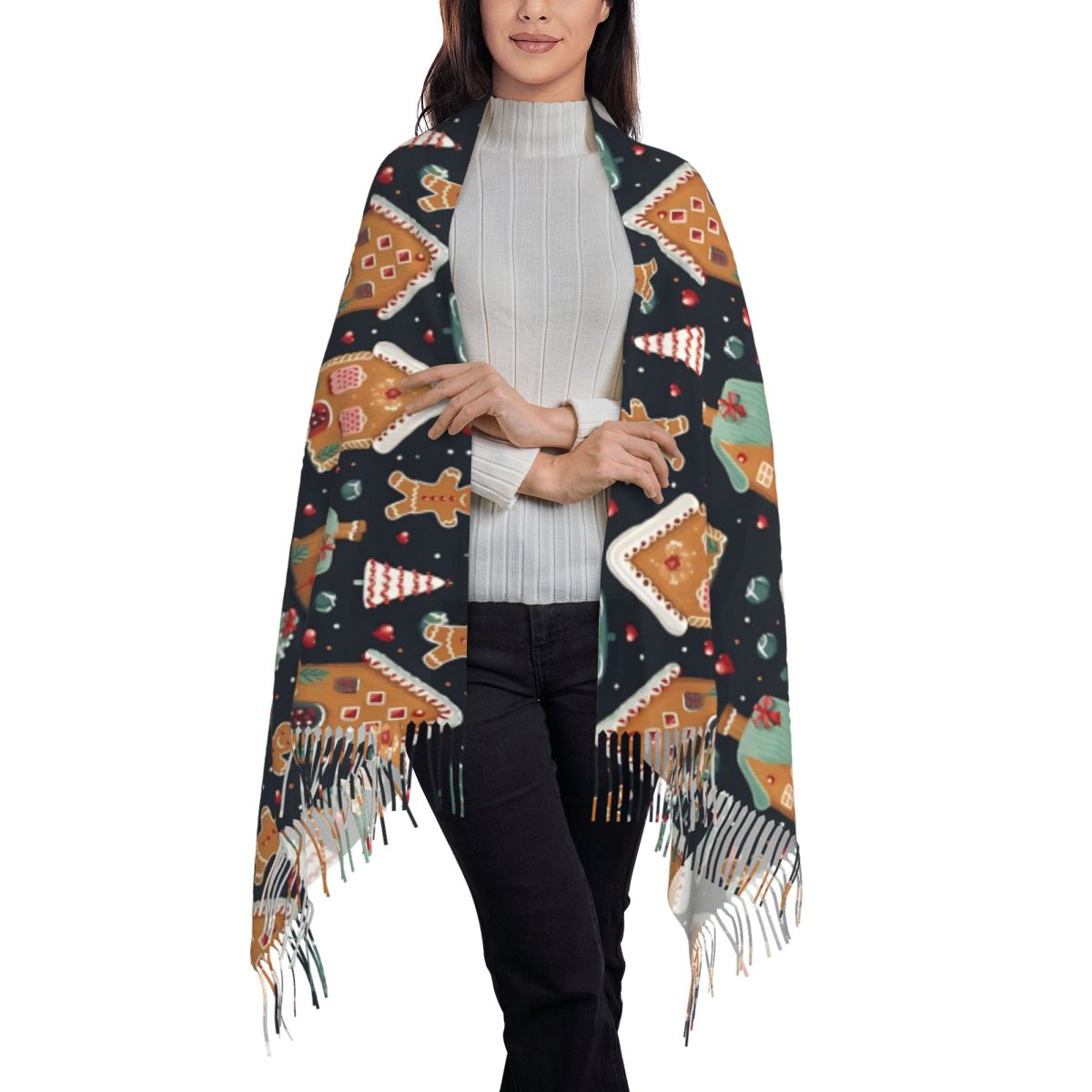 Рождественский наслаждение-При – обзор и цена Pashmina Wrap Large