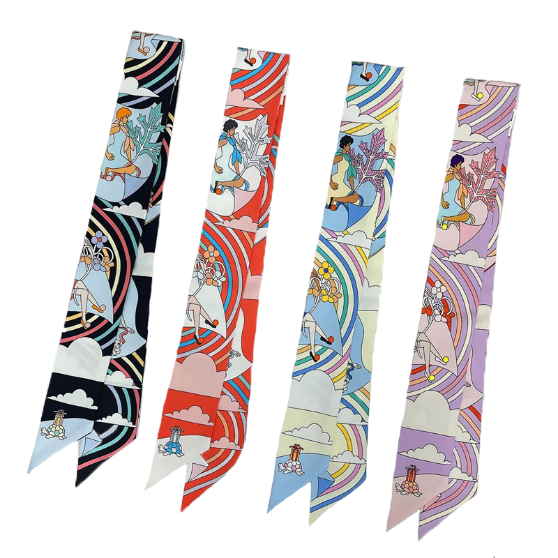 Женский шарф из 100% тутового  – обзор и цена Ascot Neck Scarf