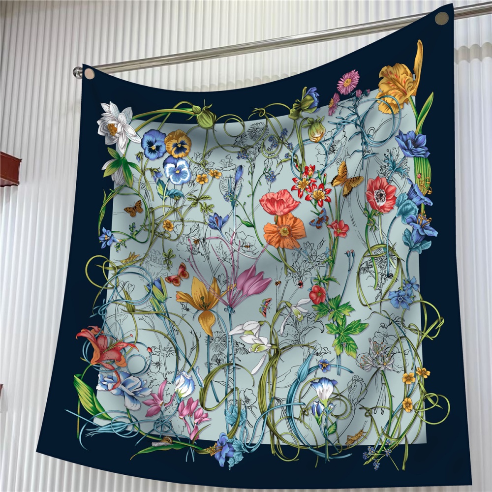 Шелковый шарф, женские квадрат – обзор и цена Scarf Silk Square