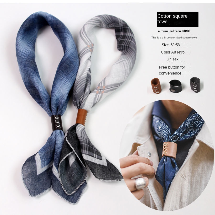 Мужской квадратный шарф с пуго – обзор и цена Scarf Silk Square
